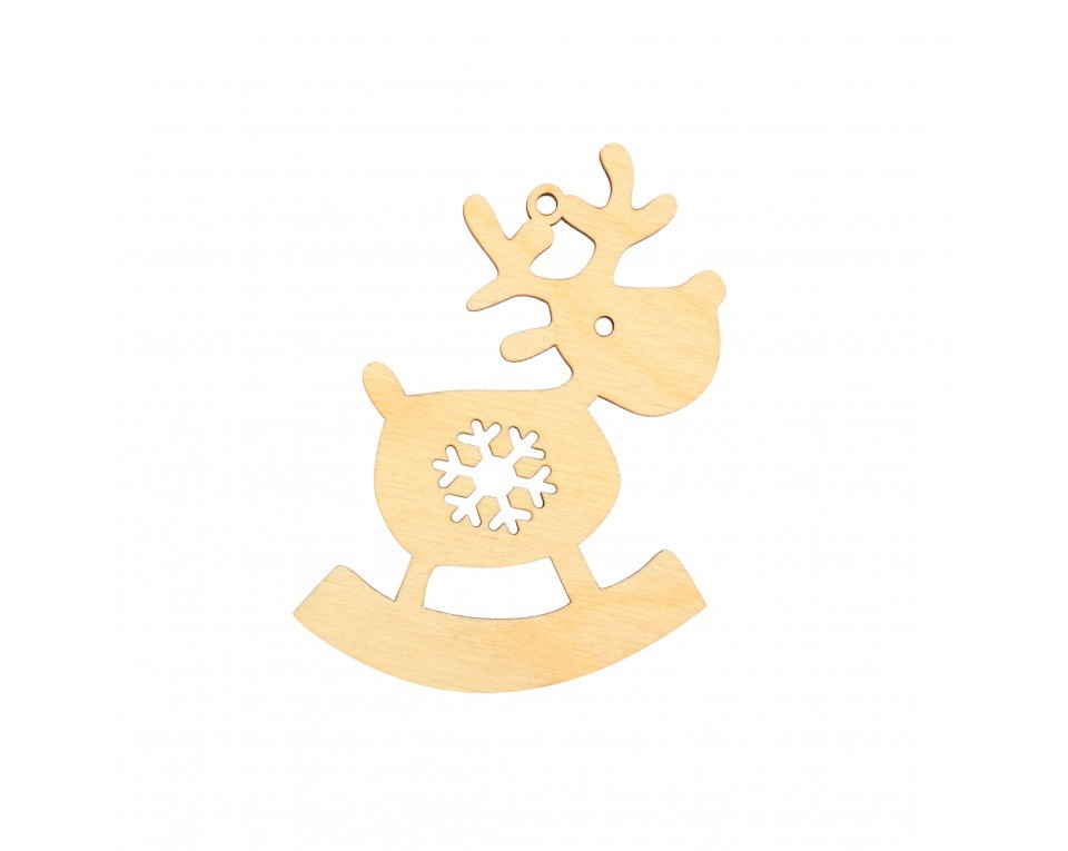 Plywood form - Christmas pendant "Buratini", Article: DZ90054