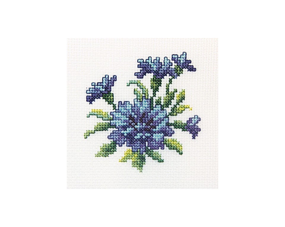 Cross-Stitch Kit "Cornflower", Article: H246