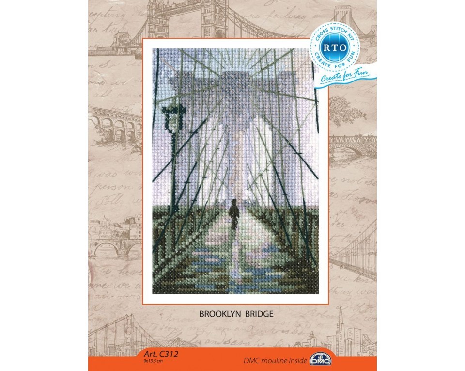 Cross-stitch kit "Brooklyn bridge", Article: C312