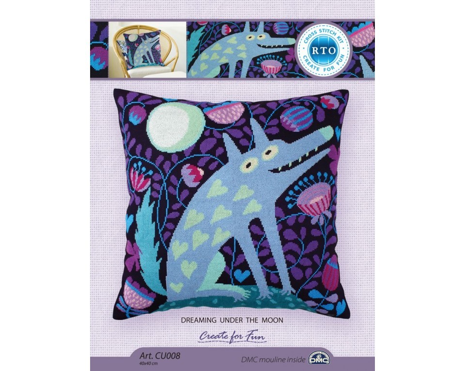 Cross-stitch kit "Dreaming under the moon", Article: CU008