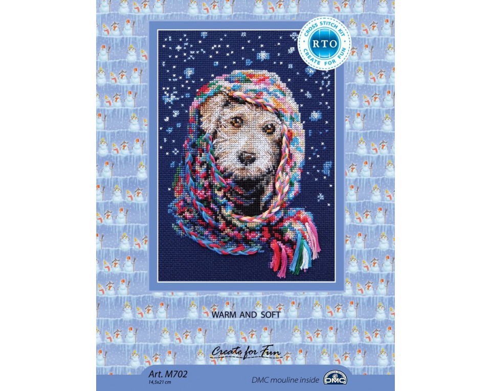Cross-stitch kits "Warm and soft", Article: M702