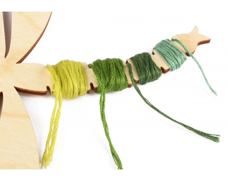 Plywood form -  thread bobbin "Buratini", Article: DZ30006