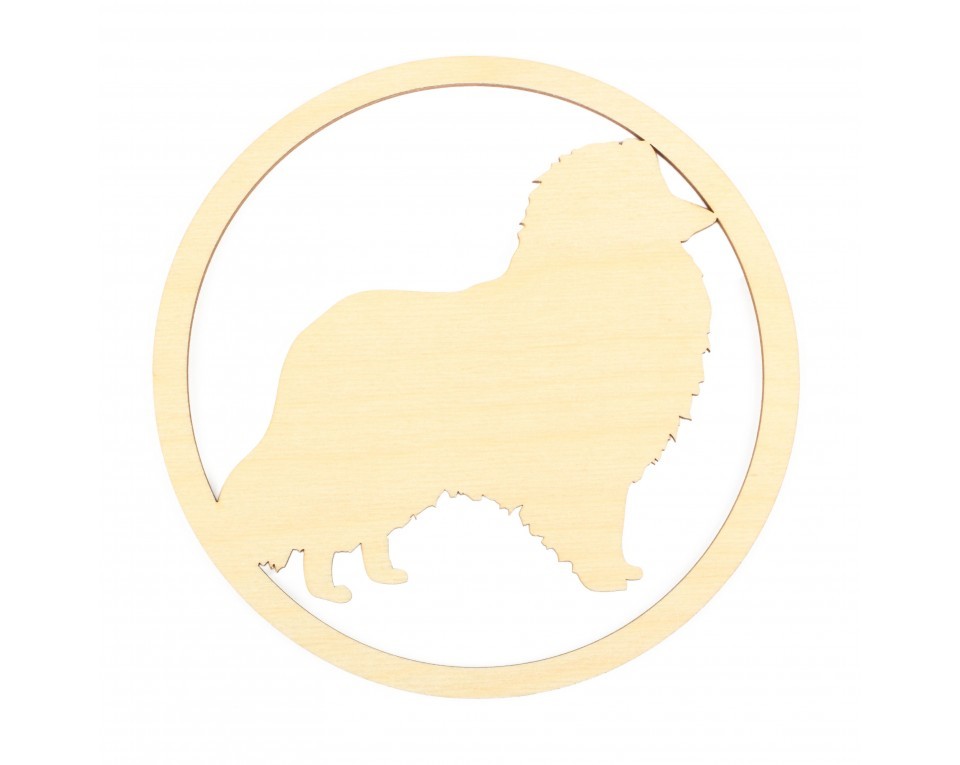 Plywood form "Buratini" - "Dog medal", Article: DZ70052