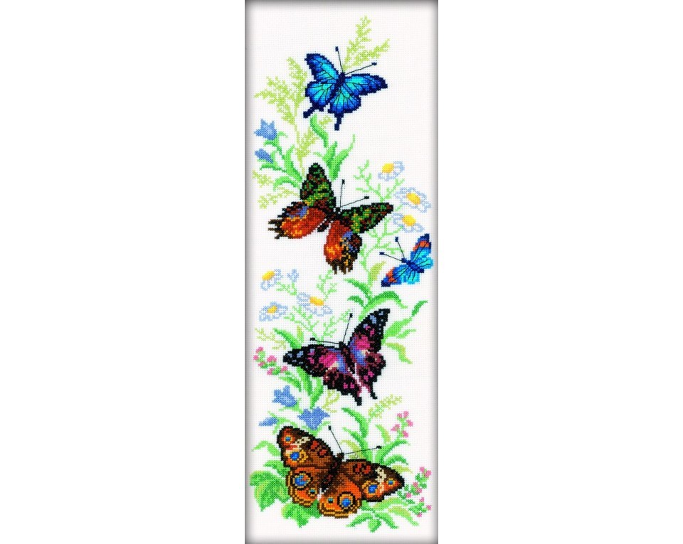 Cross-Stitch Kit "Flying Butterflies", Article: M147