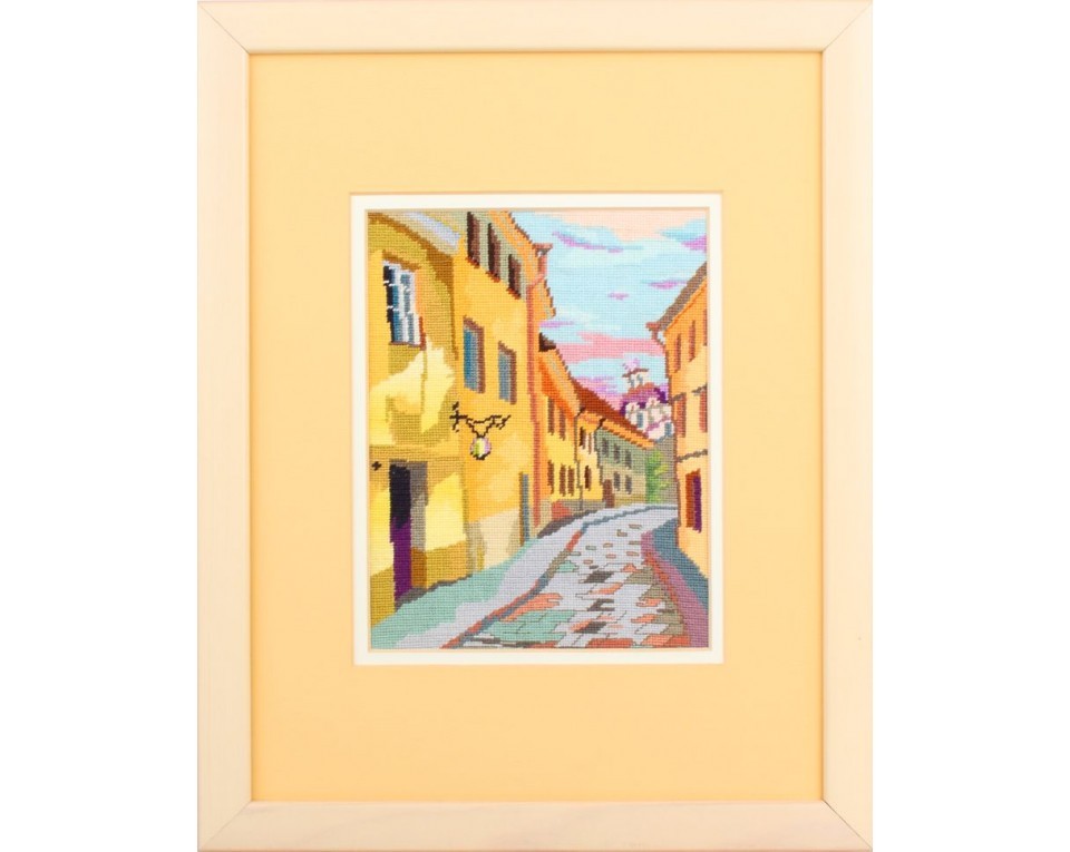 Cross-Stitch Kit "Sunny street", Article: M456