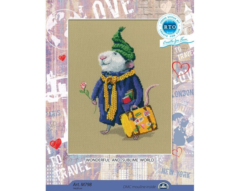 Cross-stitch kits "Wonderful and sublime world", Article: M798