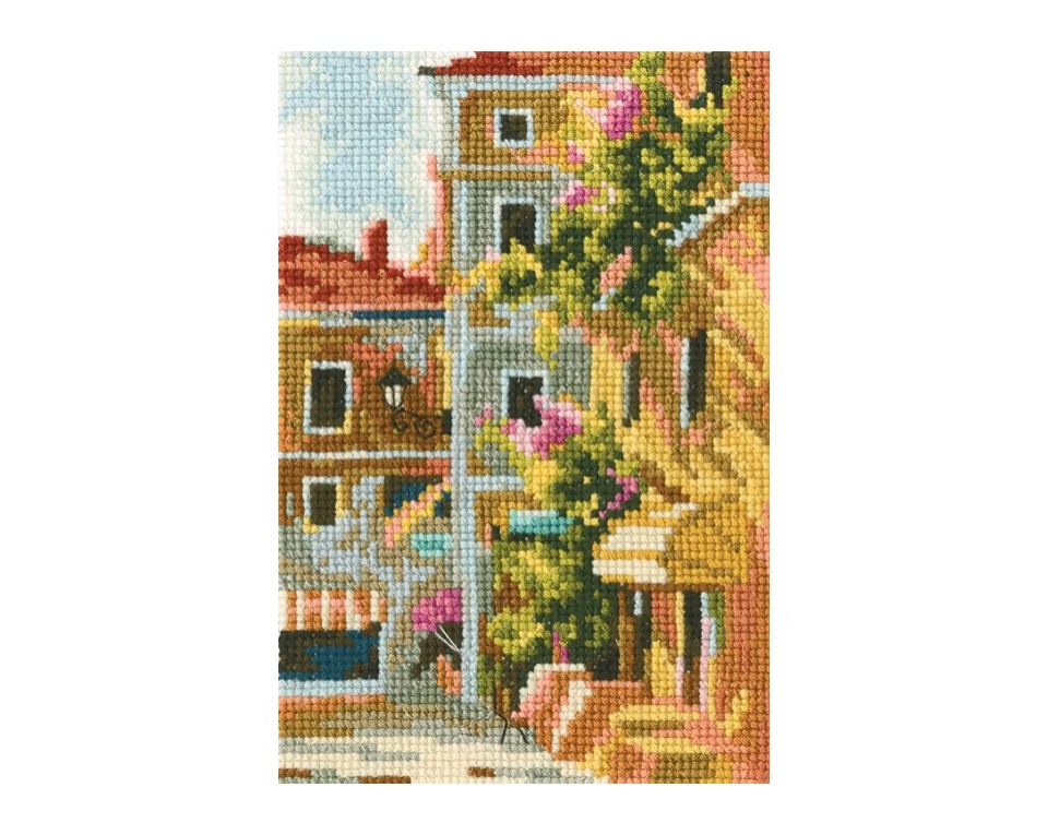 Cross-Stitch Kit "Old patio", Article: EH326