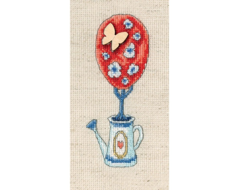 Cross-stitch kits with plywood form "Topiary - tree of happiness", Article: CBE9010