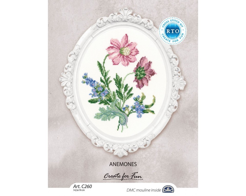 Cross-Stitch Kit "Anemones", Article: C260
