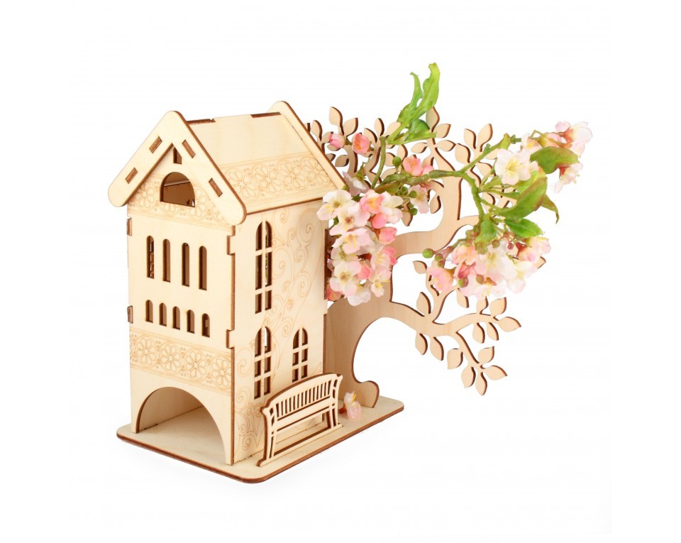 Plywood form "Tea house" "Buratini", Article: DZ20007