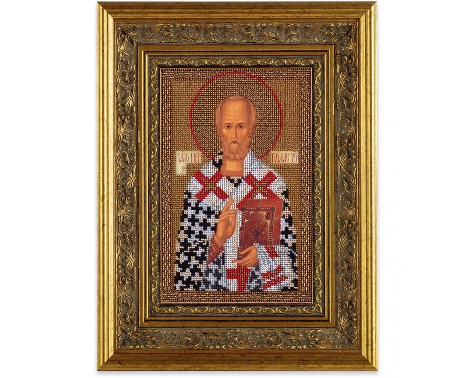 Icon beaded embroidery kit "Saint Nicholas the Wonderworker", Article: RB-151