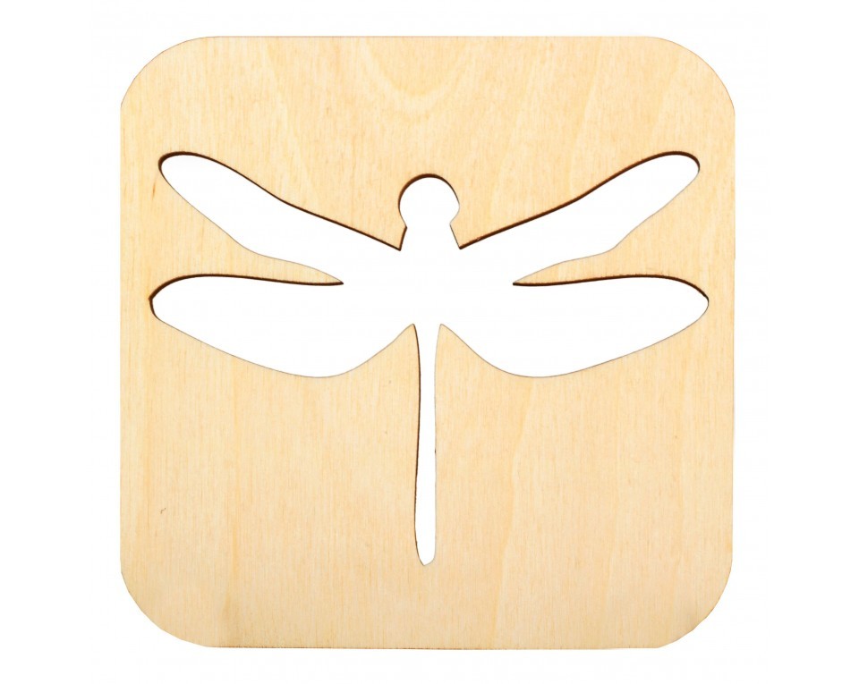 Plywood form "Buratini" - decorative plate, Article: DZ70009