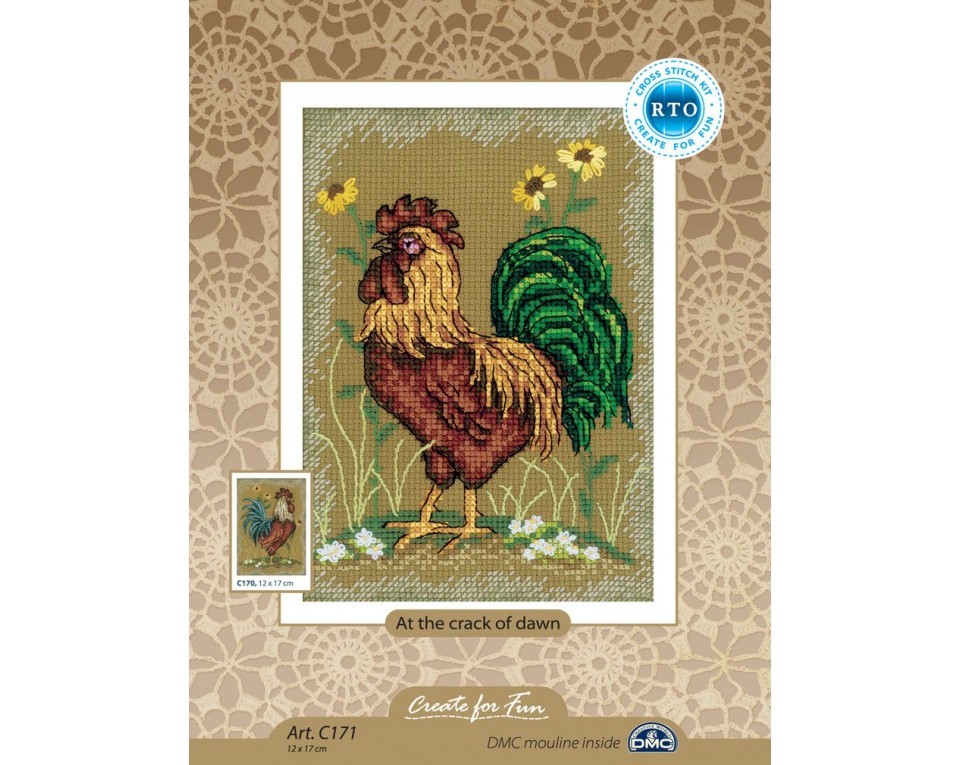 Cross-Stitch Kit "At the crack of dawn", Article: C171