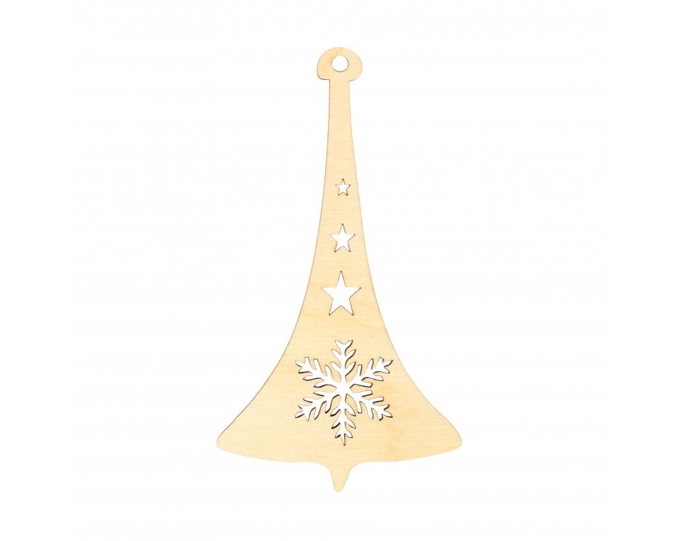 Plywood form - Christmas pendant "Buratini", Article: DZ90047