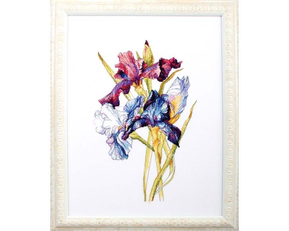 Cross-Stitch Kit "Irises rainbow", Article: M580