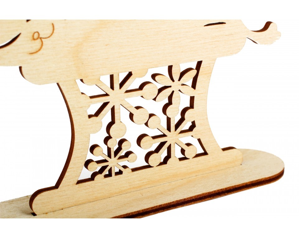 Plywood form - pendant "Buratini", Article: DZ00048