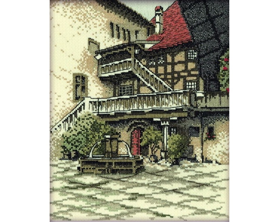 Cross-Stitch Kit "Old city", Article: R139