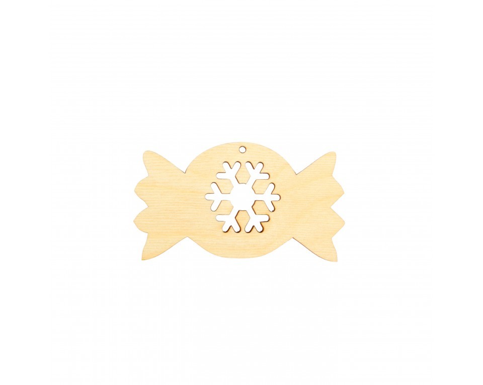 Plywood form - Christmas pendant "Buratini", Article: DZ90083