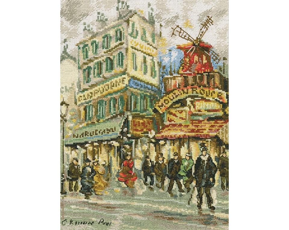 Cross-Stitch Kit "Moulin Rouge", Article: M461