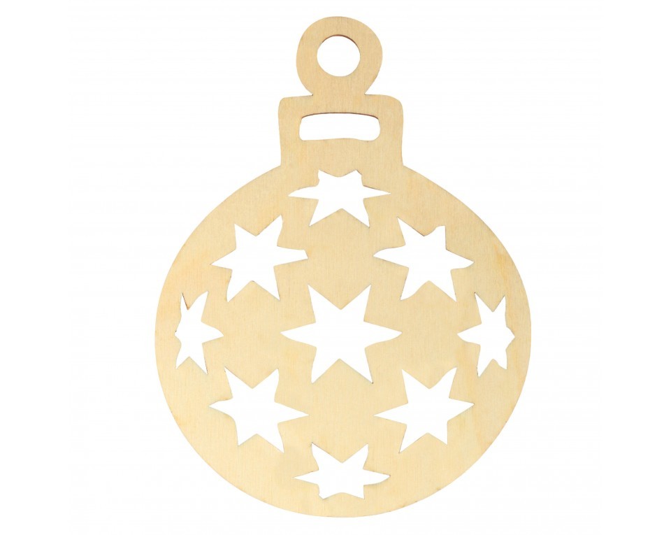 Plywood form - Christmas pendant "Buratini", Article: DZ90023
