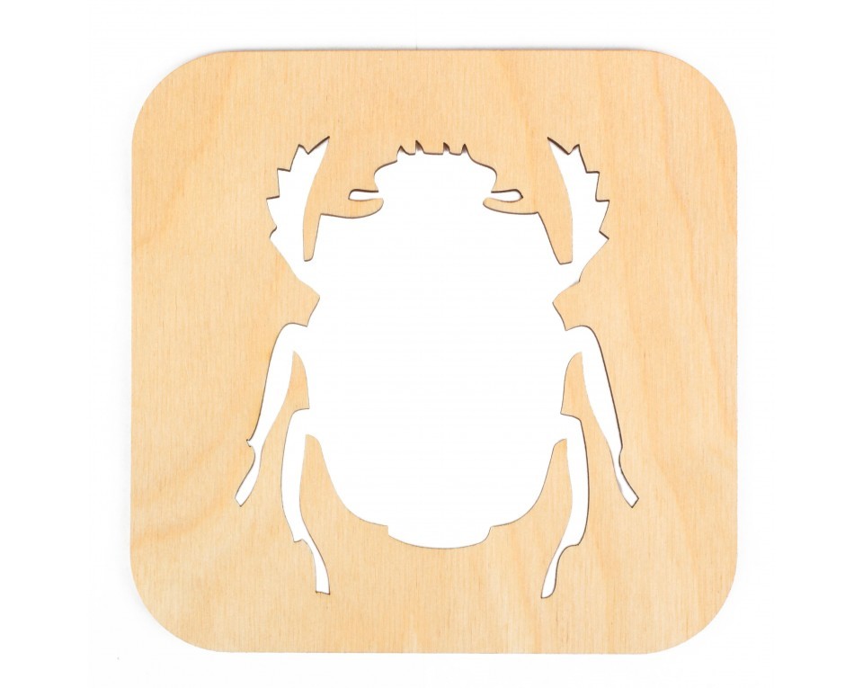 Plywood form "Buratini" - decorative plate, Article: DZ70006