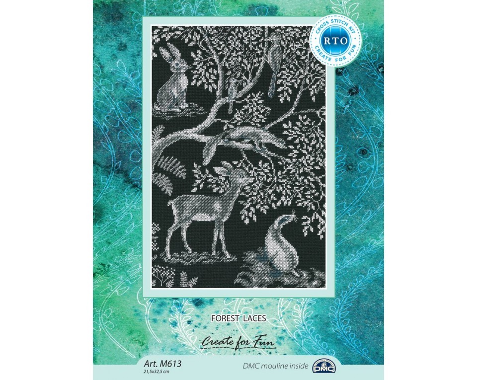 Cross-stitch kits "Forest laces", Article: M613