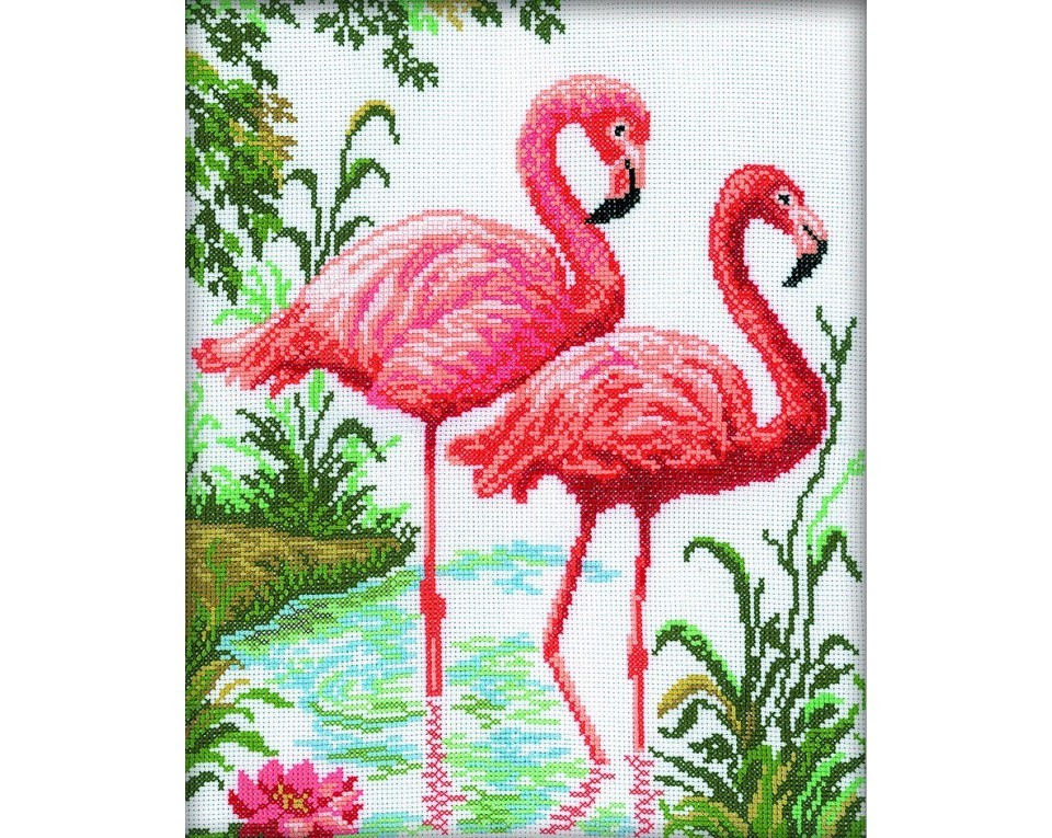 Cross-Stitch Kit "Flamingo", Article: M106