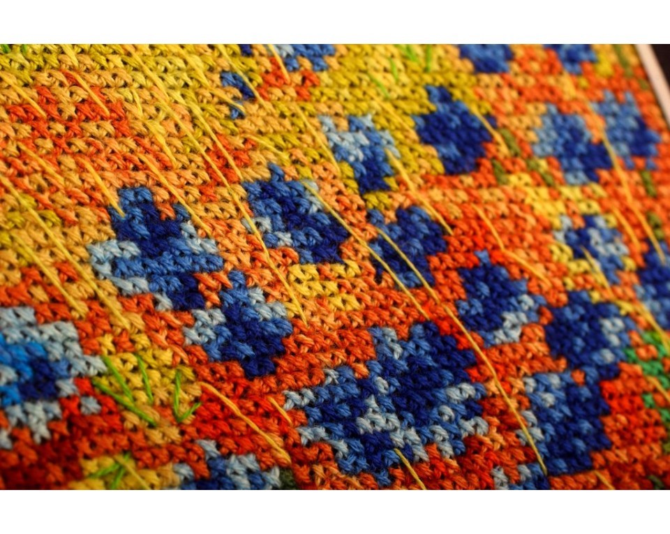 Cross-stitch kits "Skyblue cornflowers", Article: M625