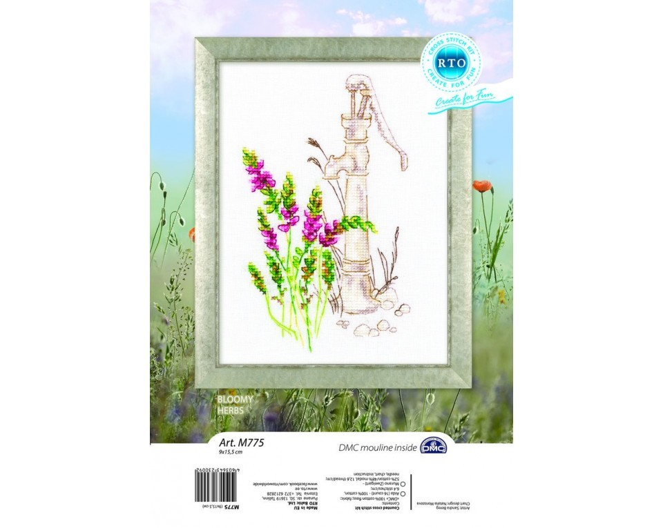 Cross-stitch kit "Bloomy herbs", Article: M775
