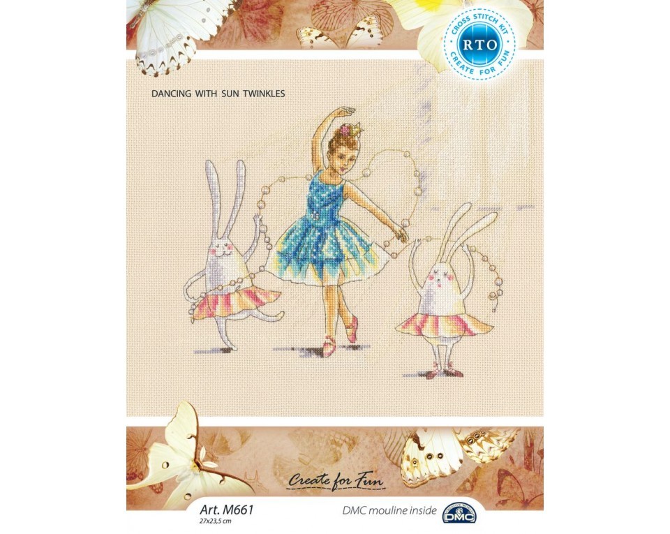 Cross-stitch kits "Dancing with sun twinkles", Article: M661