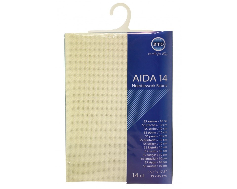 Pre-cut needlework fabrics, Article: AIDA14-101