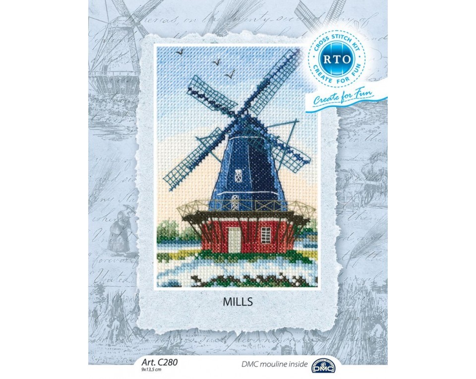 Cross-stitch kit "Mills", Article: C280