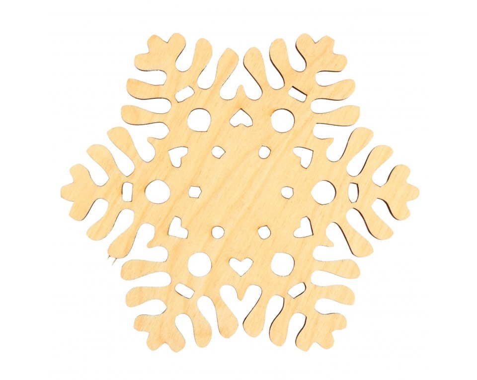 Plywood form - Christmas pendant "Buratini", Article: DZ90003