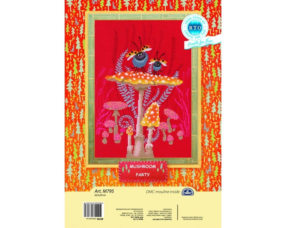 Cross-stitch kits "Mushroom", Article: M795