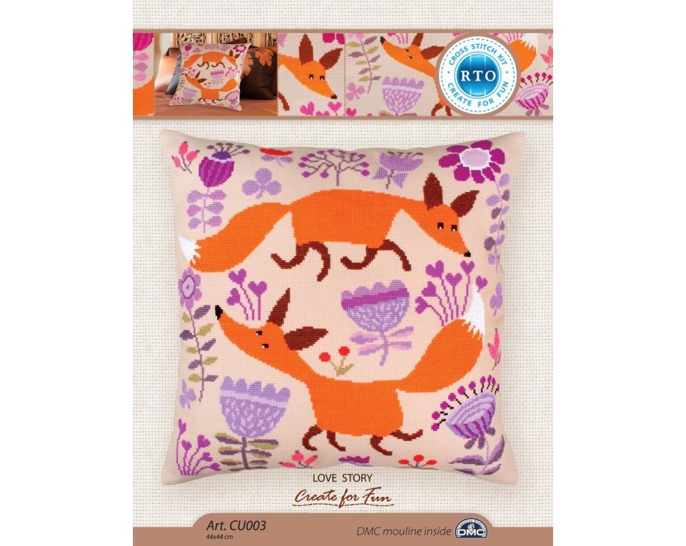 Cross-stitch kit "Love story", Article: CU003