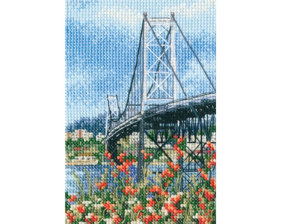 Cross-stitch kit "Suspension Bridge Hercilio Luz", Article: C306