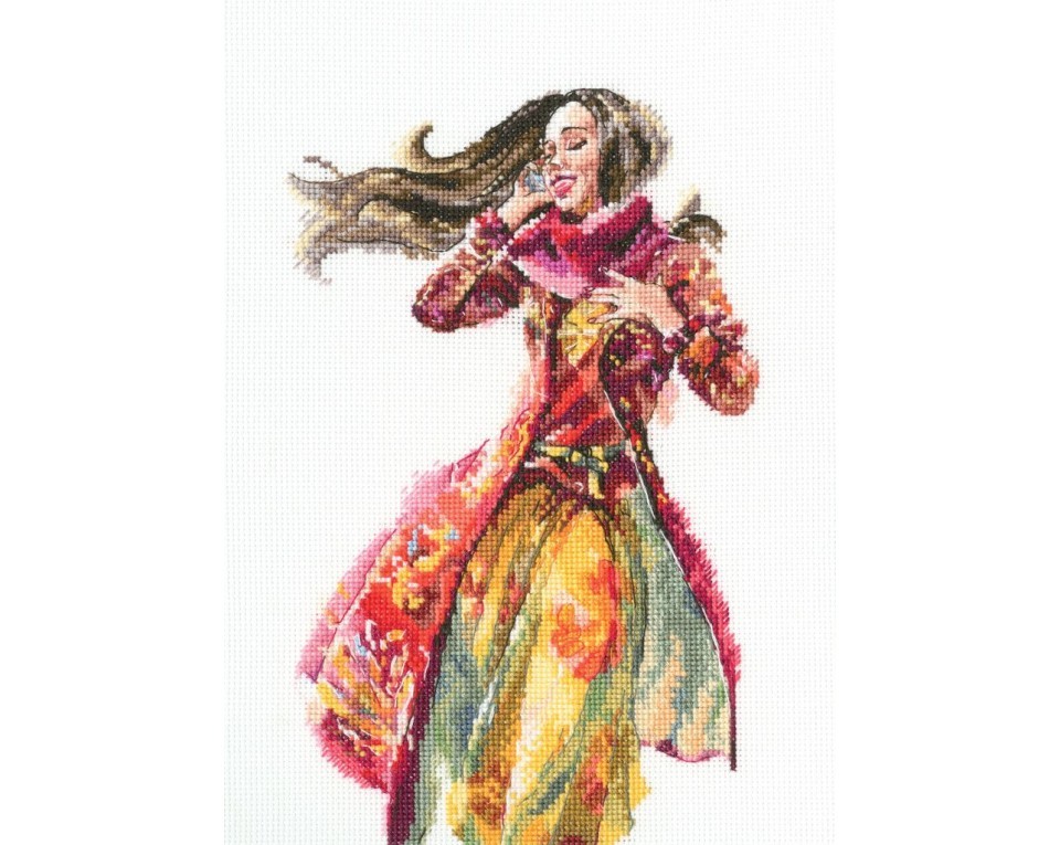 Cross-stitch kit "Spring on the streets", Article: M760