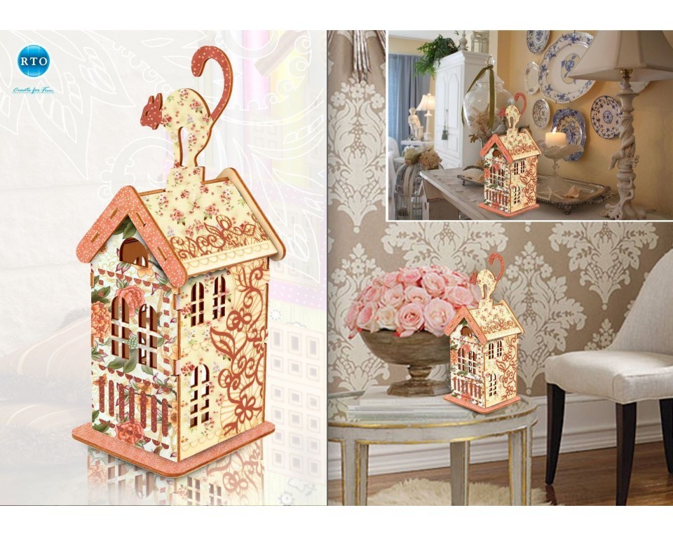 Plywood form "Tea house" "Buratini", Article: DZ20006