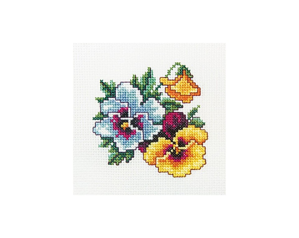 Cross-Stitch Kit "Pansy", Article: H242