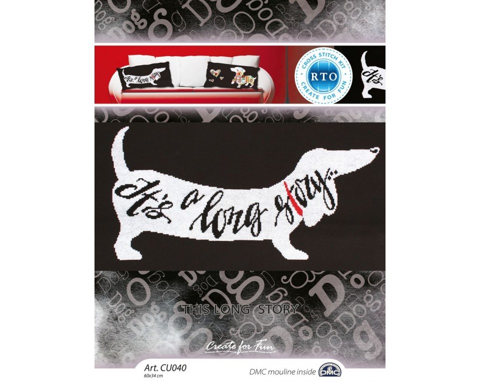 Cross-stitch kit "This long story", Article: CU040
