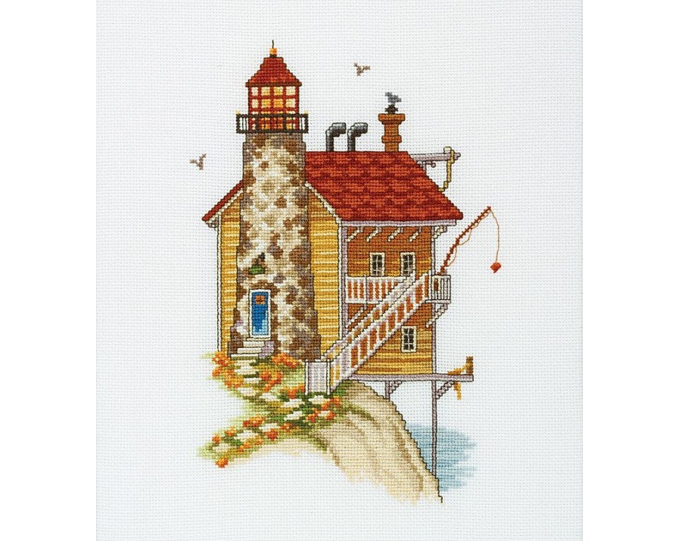 Cross-Stitch Kit "Lighthouse "Stone wall", Article: M391