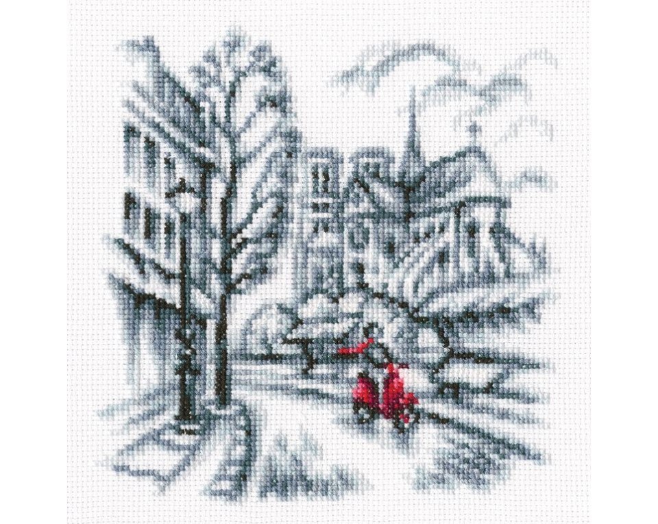 Cross-stitch kit "On the streets of Paris", Article: C334