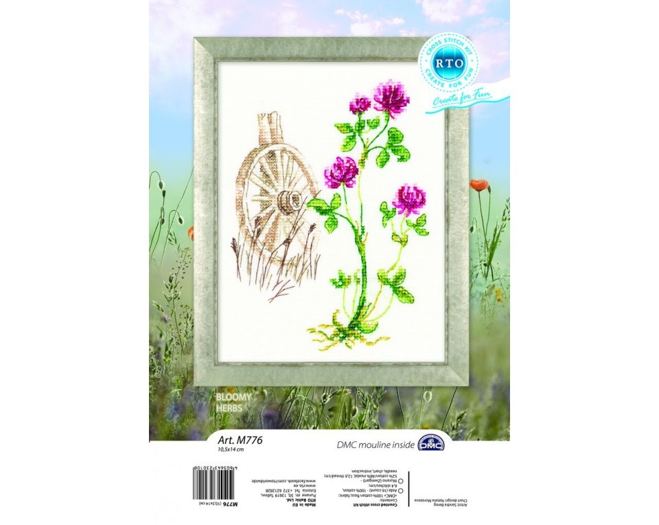 Cross-stitch kit "Bloomy herbs", Article: M776