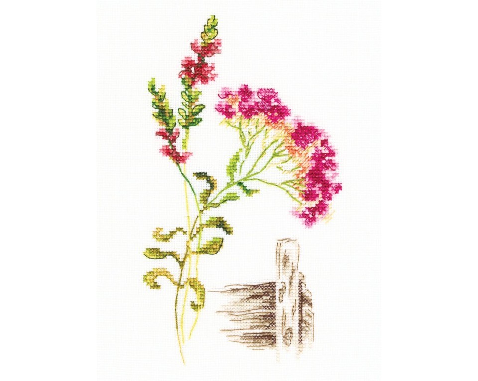 Cross-stitch kit "Bloomy herbs", Article: M777