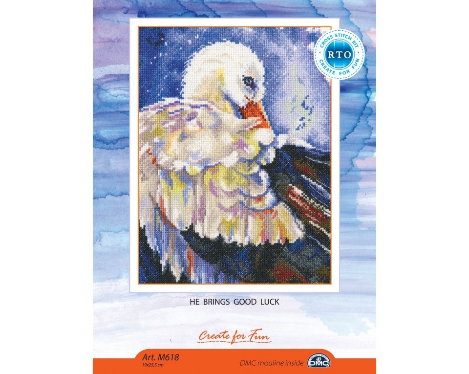 Cross-Stitch Kit "He brings good luck", Article: M618
