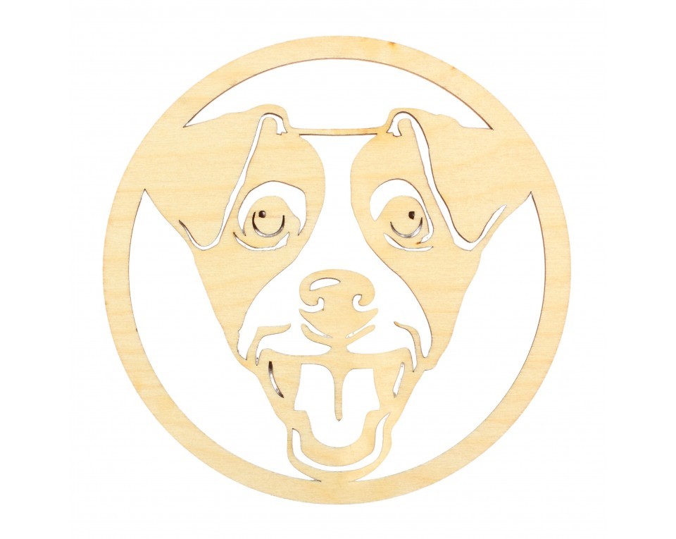 Plywood form "Buratini" - "Dog medal", Article: DZ70045