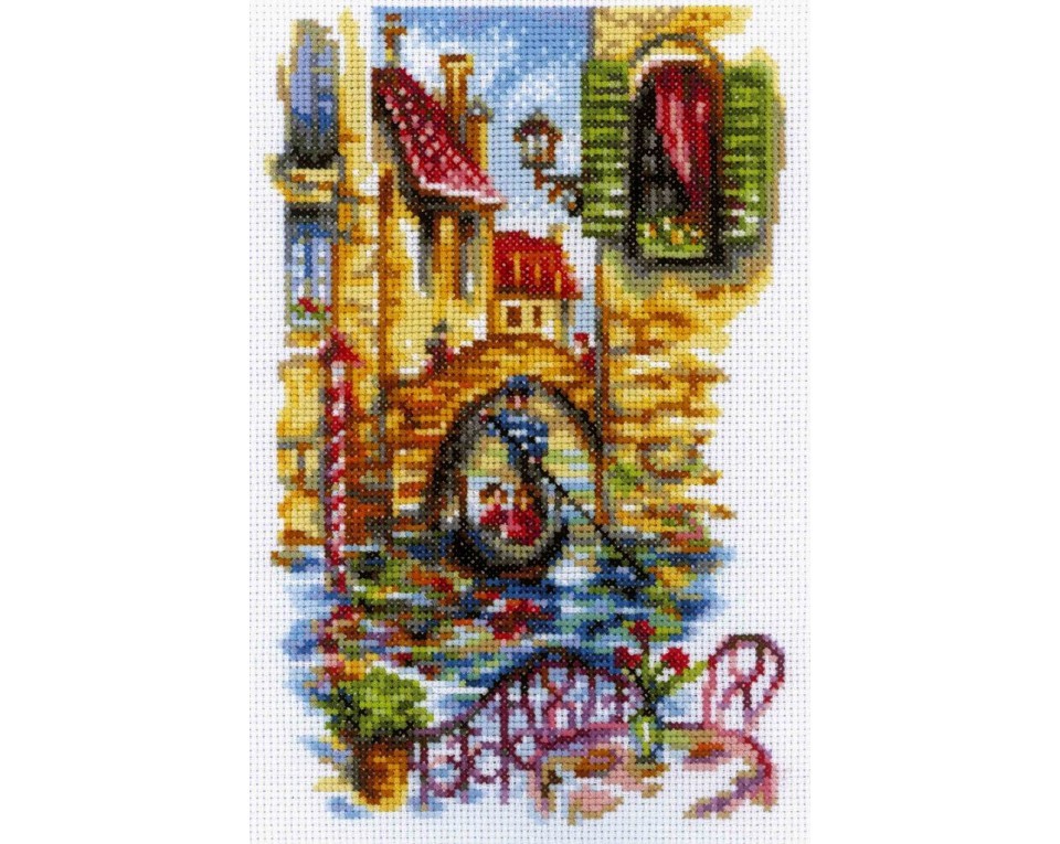 Cross-Stitch Kit "Picturesque ganals of Venice", Article: M294