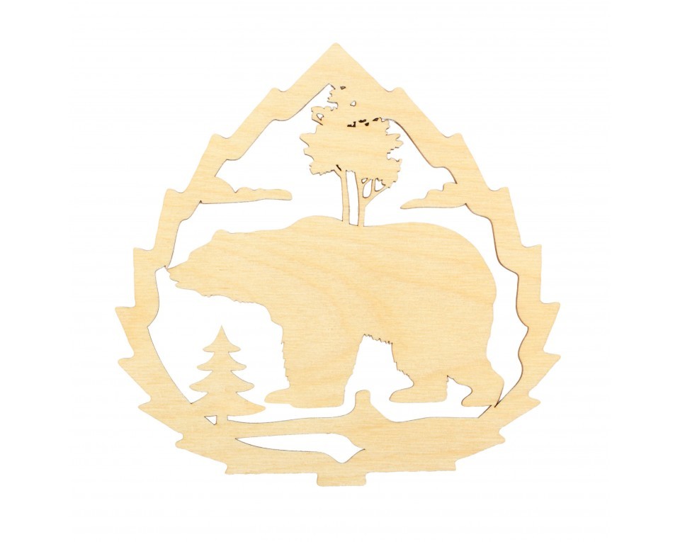 Plywood form "Buratini" - lace plate, Article: DZ70043