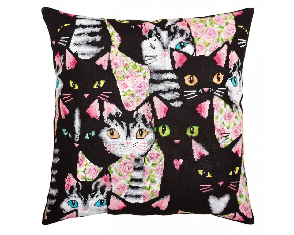 Cross-stitch kit "Find a loving cat", Article: CU053