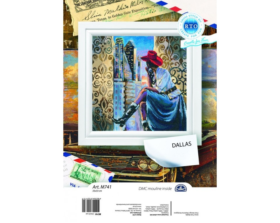 Cross-stitch kit "Dallas", Article: M741